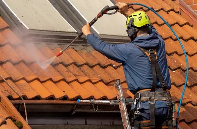 Démoussage et hydrofuge de toiture à Lamarque